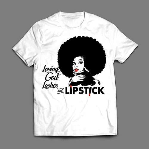 Loving God Lashes and Lipstick- Gray