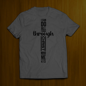 All Things Through Christ- Black