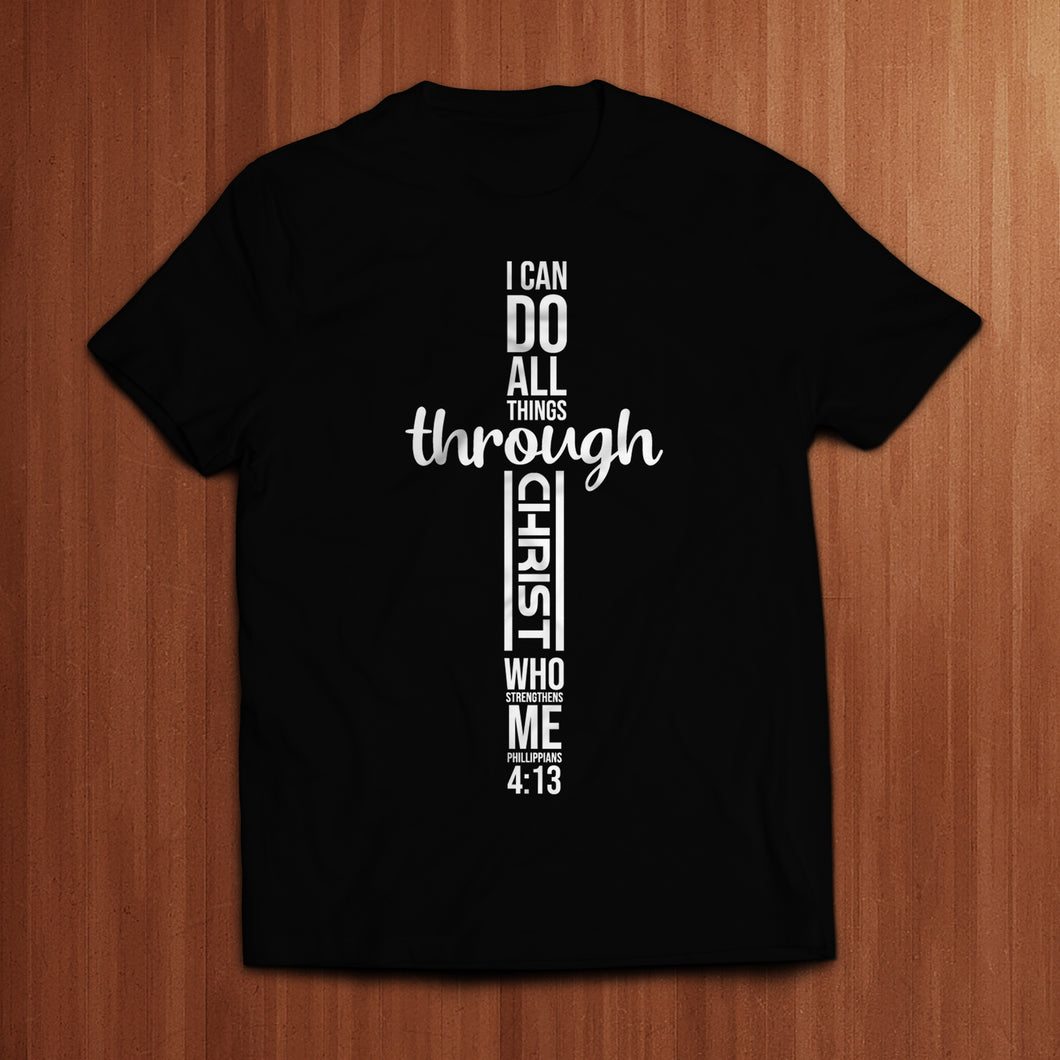 All Things Through Christ- Black